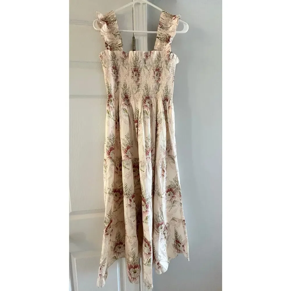 HILL HOUSE HOME Ellie Nap Dress in Paradise Floral L